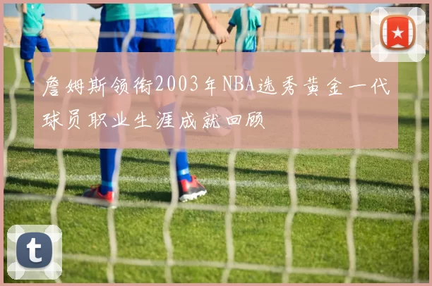 詹姆斯领衔2003年NBA选秀黄金一代球员职业生涯成就回顾